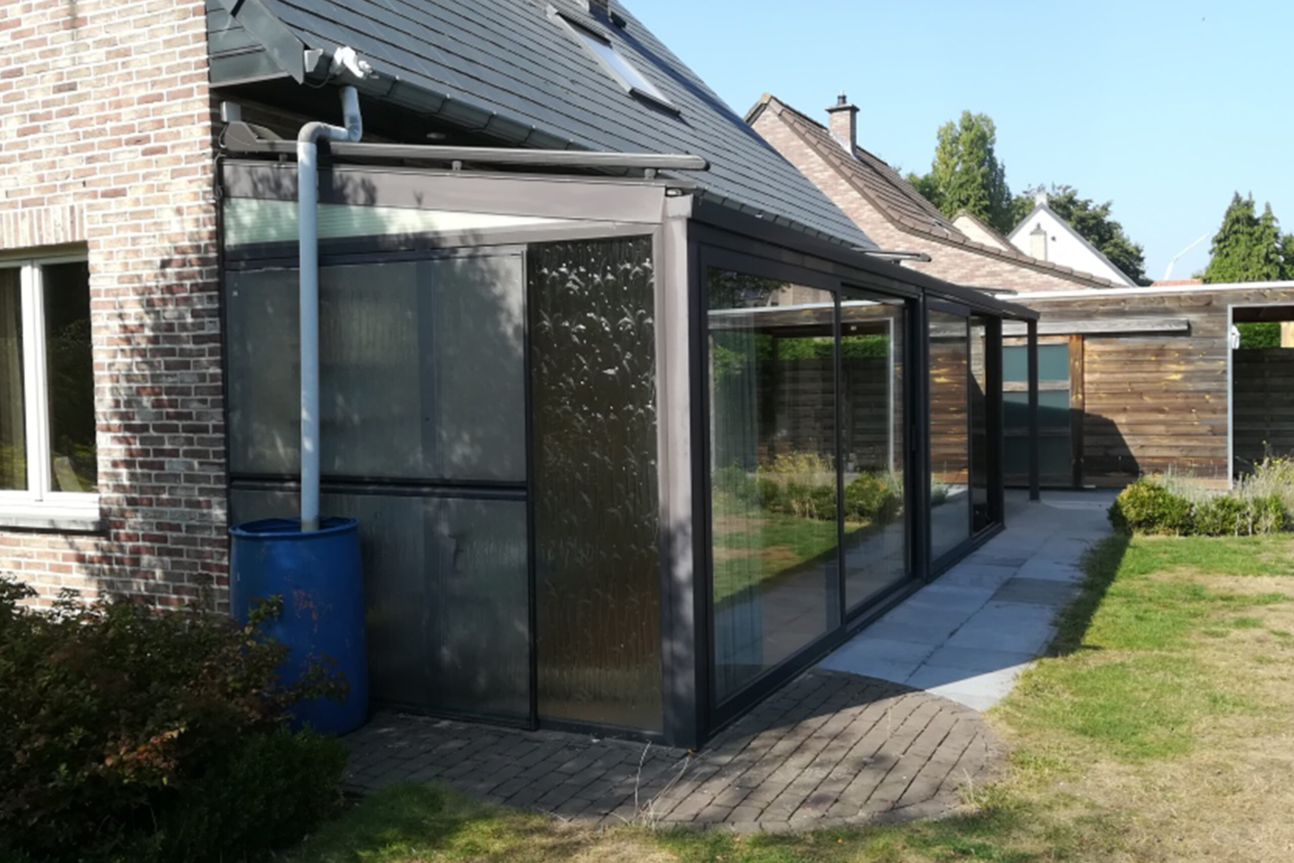 Veranda voor renovatie